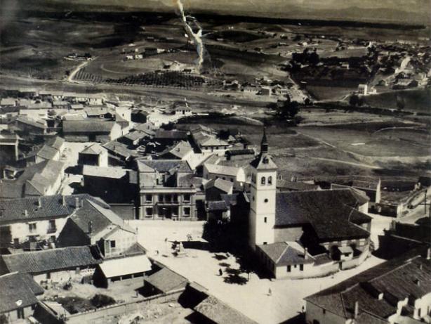 Imagen antigua del pueblo Alcobendas